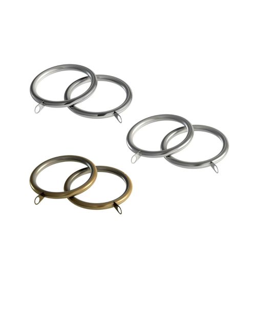 Metal Lined RINGS for Trade 35mm Curtain Poles Bulk Rings, Pack of 10