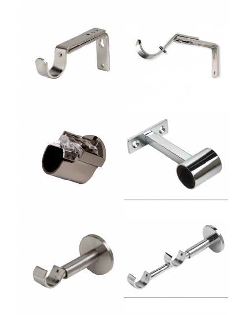 Curtain-pole-brackets-to-fit-28mm-diameter-poles-various-styles-Adjustable-121368627879