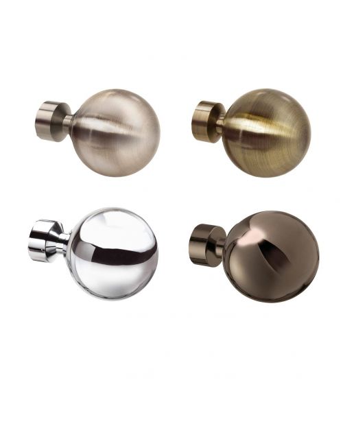 Sphere-plain-Ball-finials-1-Pair-for-28mm-diameter-metal-curtain-poles-as-121585728300