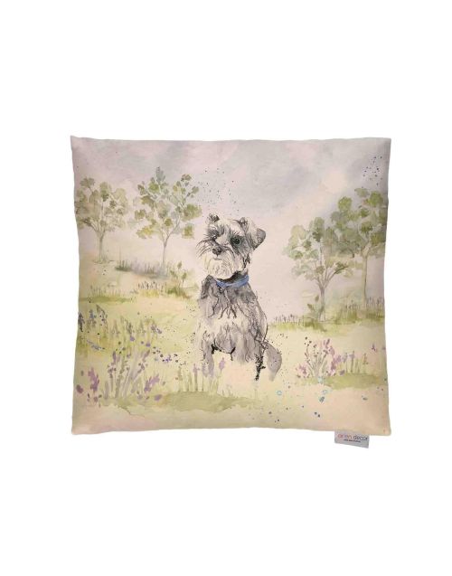Lorient Decor GRAHAM THE GERMAN SCHNAUZER Filled cushion, 43cm, Designed and made in the UK