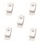 Integra Aluglide Aluminium Curtain Track Brackets, Pack of 5- White | ABC Decor