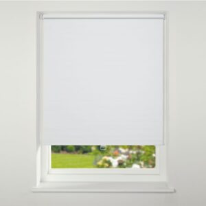 White Swish Textured blackout roller blind