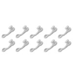 Swish Deluxe Track Gliders, pack of 10 - White | ABC Decor