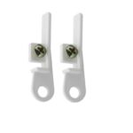 Swish Deluxe Curtain Track End Stops, pack of 2 - White | ABC Decor