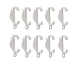 Trade Track Curtain Track Gliders x 10 - White | ABC Decor