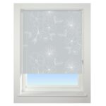 Floral Cluster Grey, Universal Blackout Roller Blind, Patterned, 150cm | ABC Decor
