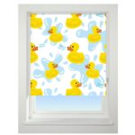 Quack Quack Universal Blackout Roller Blind, 180cm Wide | ABC Decor