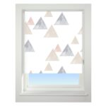 Textured Triangle, Universal Blackout Roller Blind, Patterned, 180cm | ABC Decor
