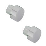 Stud finials chrome colour 1 pair for 28mm curtain poles