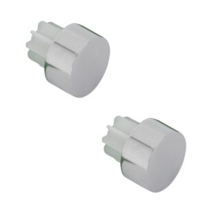 Stud finials chrome colour 1 pair for 28mm curtain poles