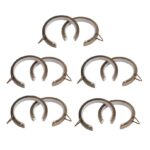 Antique Brass Bay window pole passing rings, for 28mm curtain poles