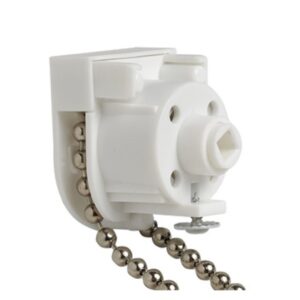 End gear mechanism for roman blind kit, 1:1 ratio