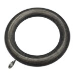 Integra Masterpiece Curtain Rings, for 50mm Curtain poles, Pewter, Pack of 12 | ABC Decor