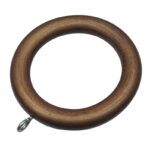 Integra Masterpiece Curtain Rings, for 35mm Curtain poles, Burnished Bronze, Pack of 12 | ABC Decor