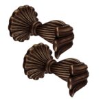 Integra Masterpiece Ornate Pair of Holdbacks, Burnished Bronze | ABC Decor
