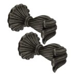 Integra Masterpiece Ornate Pair of Holdbacks, Pewter | ABC Decor