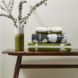 Orla Kiely Towel Bale Moss Green