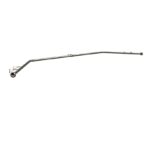Metal Eyelet 19mm Bay Window curtain pole , ball finial complete with 5 Wall fixing brackets
