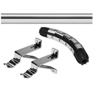 Swish Design Studio 28mm Return kit 30cm chrome
