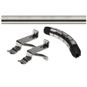 Swish Design Studio return kit satin steel