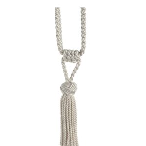 Vanilla Swish Kiera curtain tieback with twisted rope embrace and tassels