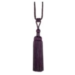 Aubergine Swish Marrakesh curtain tieback with exotic style tassel