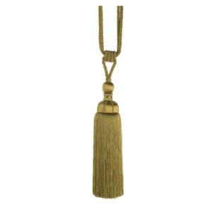 Chartreuse Swish Marrakesh curtain tieback with exotic style tassel