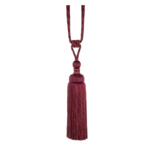Red Claret Swish Marrakesh curtain tieback with exotic style tassel