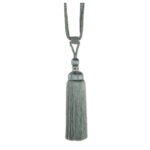 Duck egg blue Swish Marrakesh curtain tieback with exotic style tassel