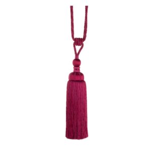 Fuchsia Pink Swish Marrakesh curtain tieback with exotic style tassel