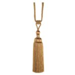Gold Swish Marrakesh curtain tieback with exotic style tassel