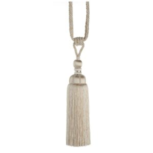 Ivory Cream Swish Marrakesh curtain tieback with exotic style tassel