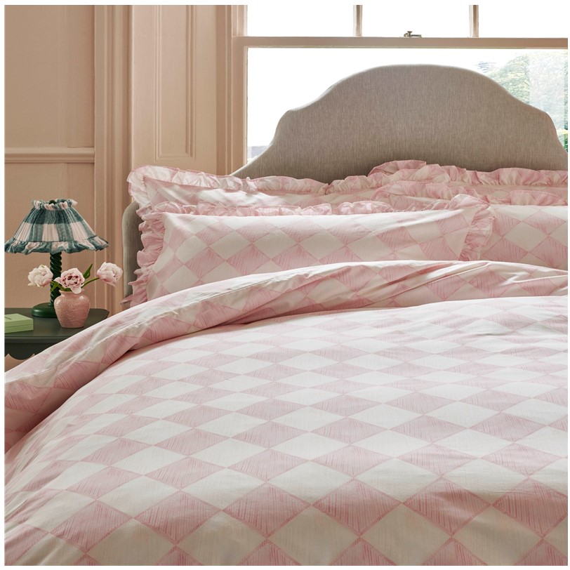 Cath Kidston Hand Painted Diamond Sorbet bedset cameo Cath Kidston Hand Painted Diamond Sorbet bedset cameo