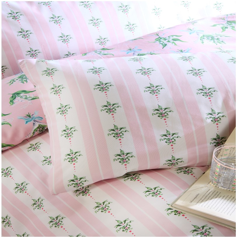 Cath Kidston Lily of the Valley Soft Pink bedset cameo 2 Cath Kidston Lily of the Valley Soft Pink bedset cameo 2
