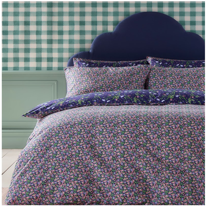 Cath Kidston Nightshade Navy bedset reverse Cath Kidston Nightshade Navy bedset reverse