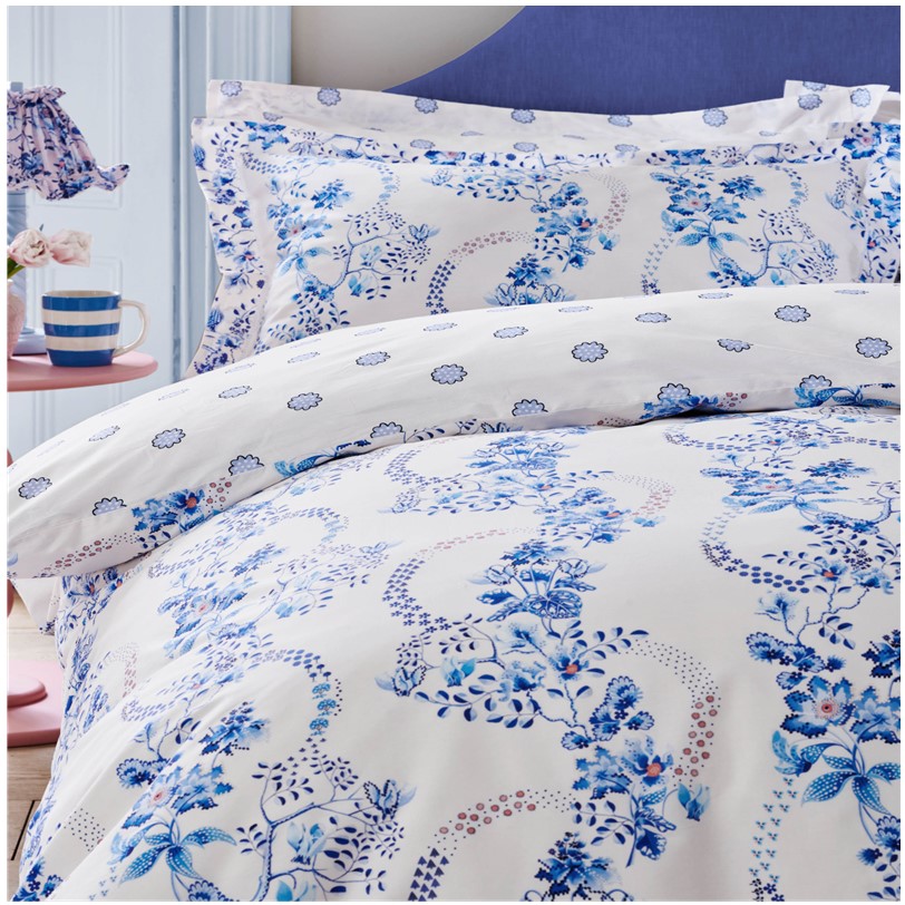 Cath Kidston Road Floral Cornflower bedset cameo Cath Kidston Road Floral Cornflower bedset cameo