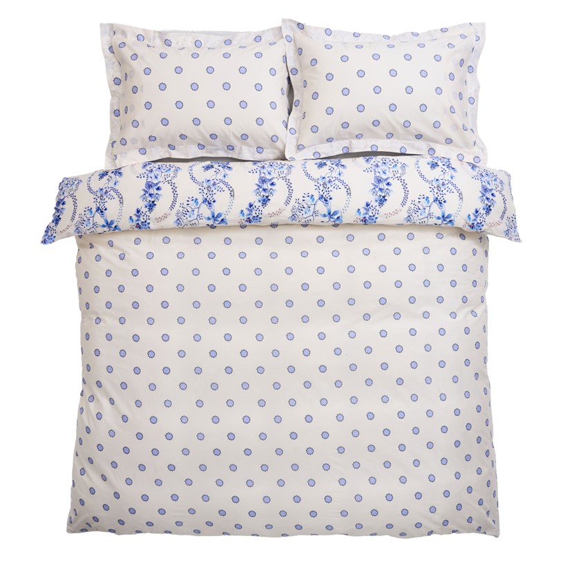 Cath Kidston Road Floral Cornflower bedset cut out reverse Cath Kidston Road Floral Cornflower bedset cut out reverse