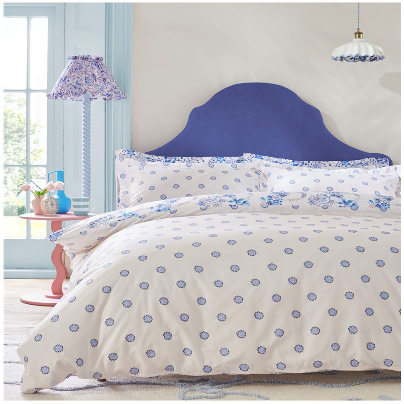 Cath Kidston Road Floral Cornflower bedset reverse Cath Kidston Road Floral Cornflower bedset reverse