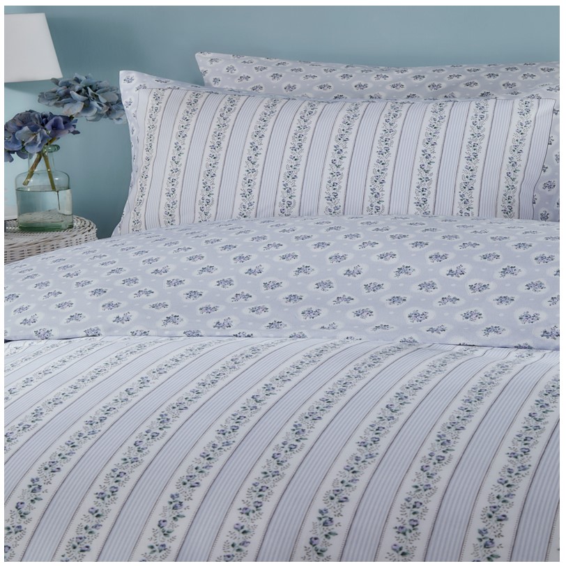 Cath Kidston Ticking Stripe Blue bedset cameo Cath Kidston Ticking Stripe Blue bedset cameo