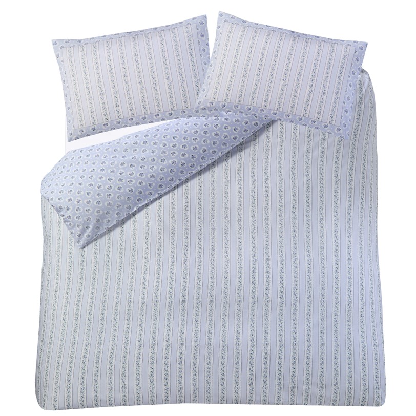 Cath Kidston Ticking Stripe Blue bedset cut out Cath Kidston Ticking Stripe Blue bedset cut out