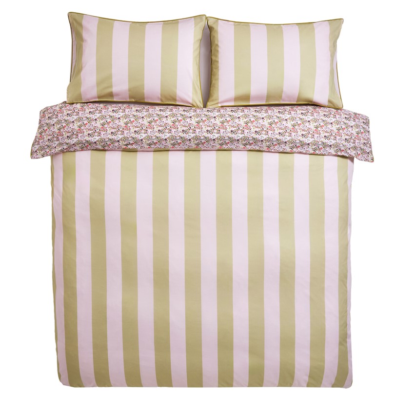 Cath Kidston Tiny Town Pink bedset cut out reverse Cath Kidston Tiny Town Pink bedset cut out reverse