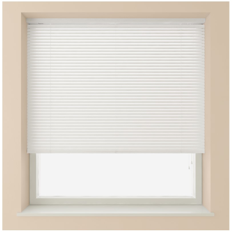 25mm Slat PVC Venetian Blind in White