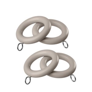28mm Woodland Grey curtain rings pack of 4