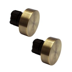 Antique Brass Eton Stud 28mm Finials