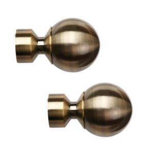 Antique Brass Small Ball 28mm Finials