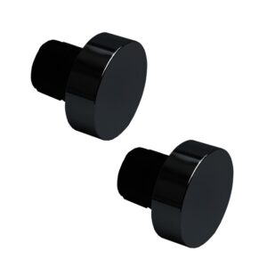 Matt Black Eton stud 28mm Finials
