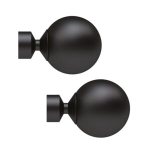Matt Black Sphere Ball 28mm Finials