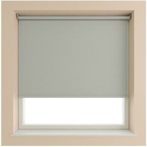Plain Blackout Roller Blind in Light Grey