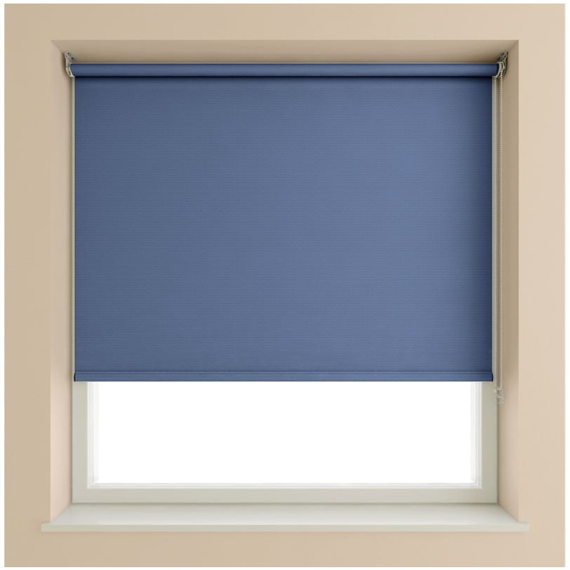 Plain Blackout Roller Blind Navy Plain Blackout Roller Blind in Navy
