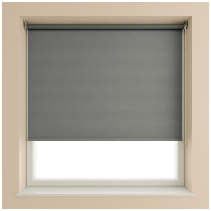 Plain Blackout Roller Blind Slate Plain Blackout Roller Blind in Slate grey